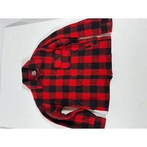 Woolrich Red and Black Buffalo Plaid Wool Jacket